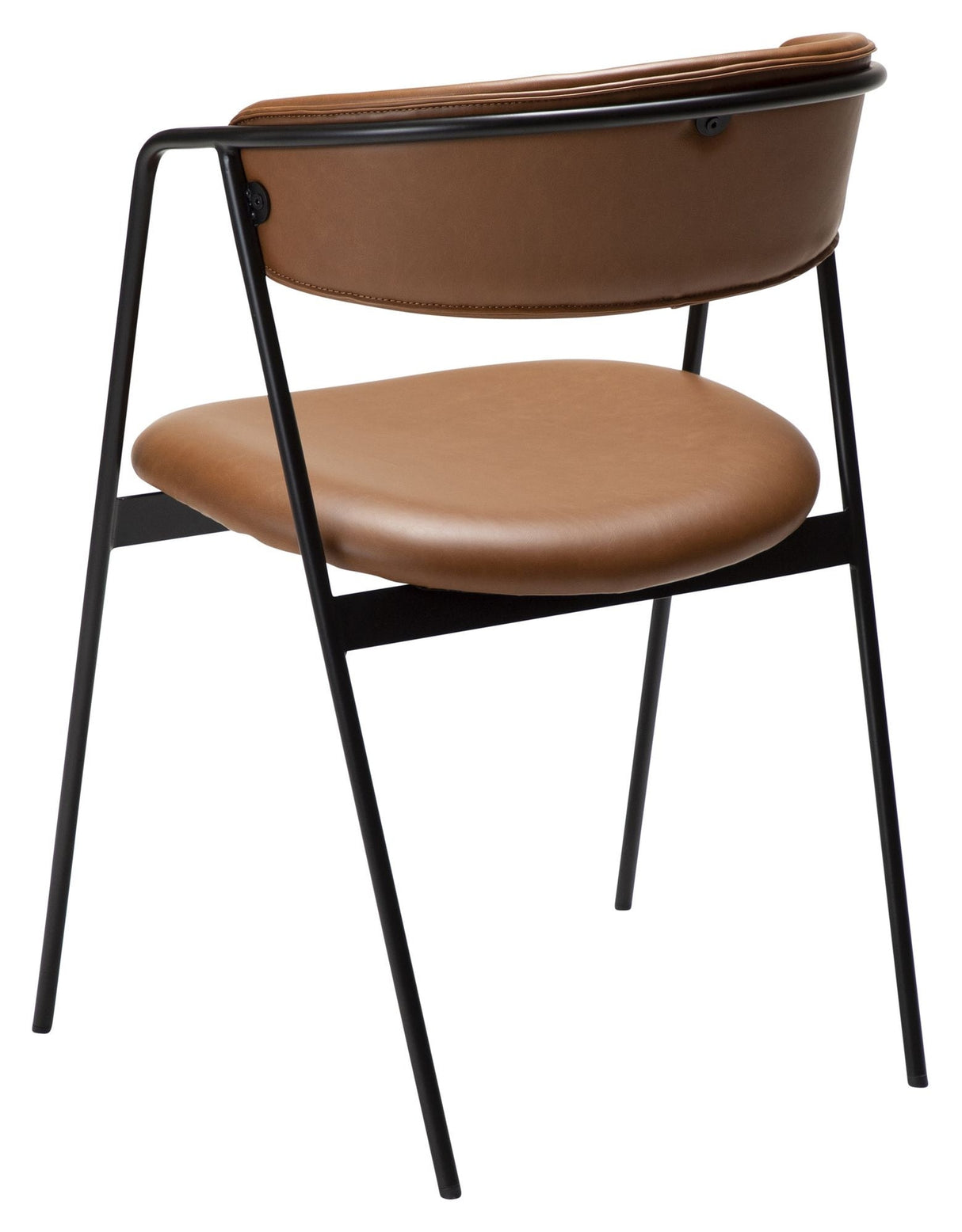 Swell Dining Chair, Light Brown Art. Läder