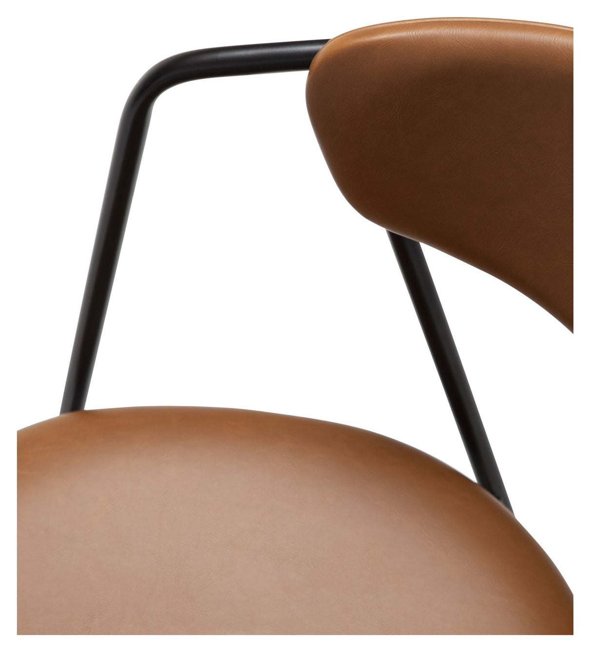 Swell Dining Chair, Light Brown Art. Läder