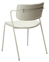 Zed matstol, vit/beige