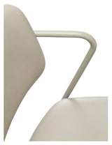 Zed matstol, vit/beige