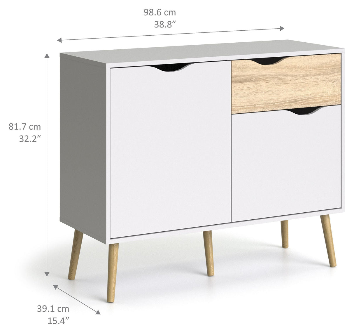 Delta Sideboard - White B: 98