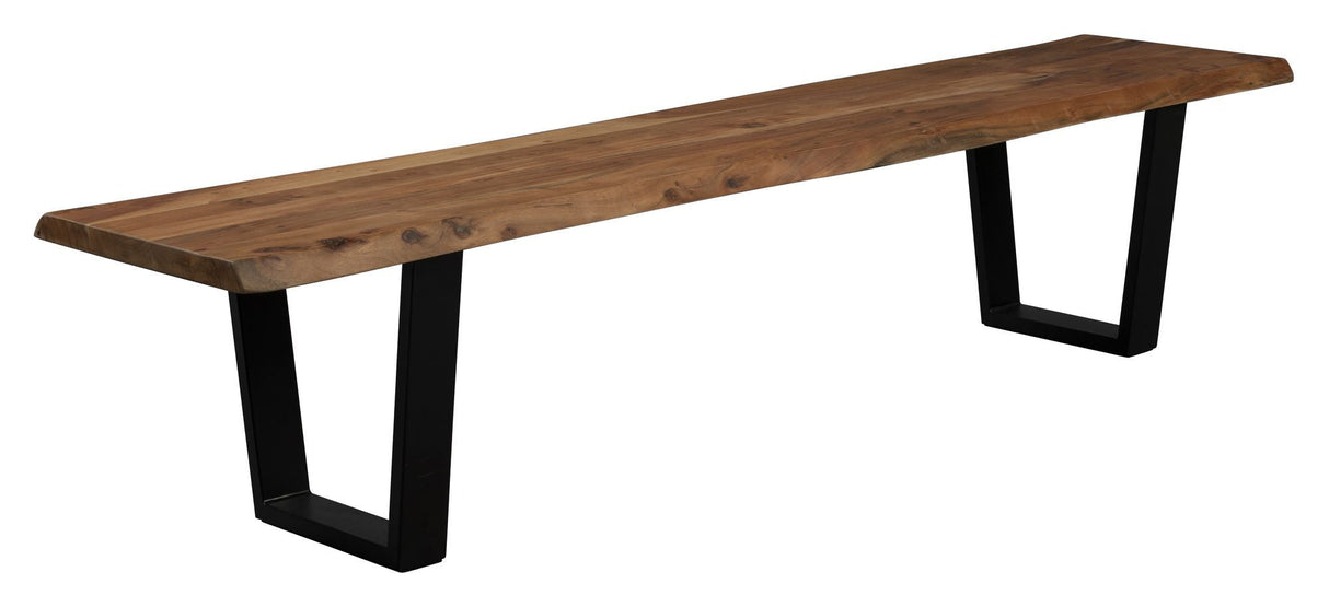 Dutchbone aka Bench - Acacia/Black, 220x45