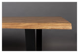 Dutchbone alias matbord Acacia/svart, 180x90