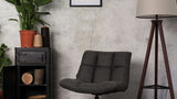 Dutchbone Bar Lounge Chair, Dark Grey