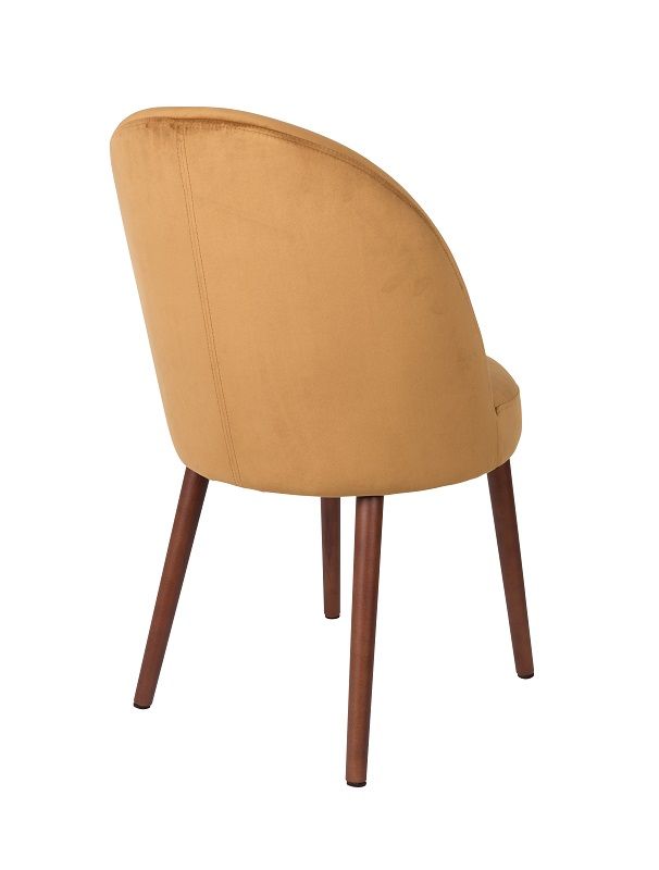 Dutchbone Barbara Dining Chair, Camel Velor