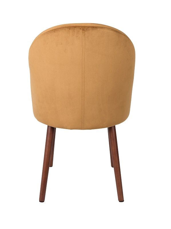 Dutchbone Barbara Dining Chair, Camel Velor