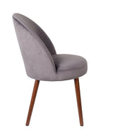 Dutchbone Barbara Dining Chair, Grey Velvet