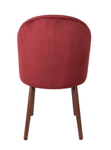 Dutchbone Barbara Dining Chair, Red Velvet