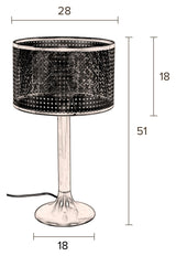 Dutchbone Barun bordslampa - mässing