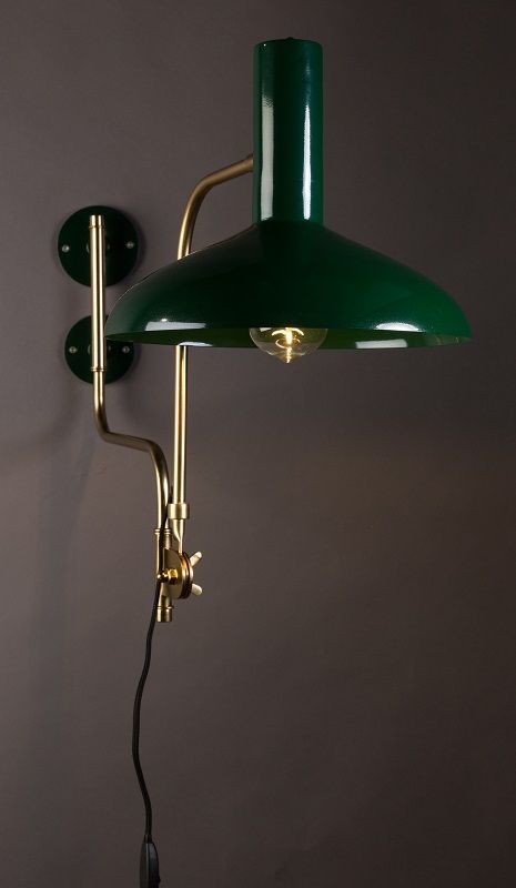 Dutchbone Devi Wall Lamp, Green