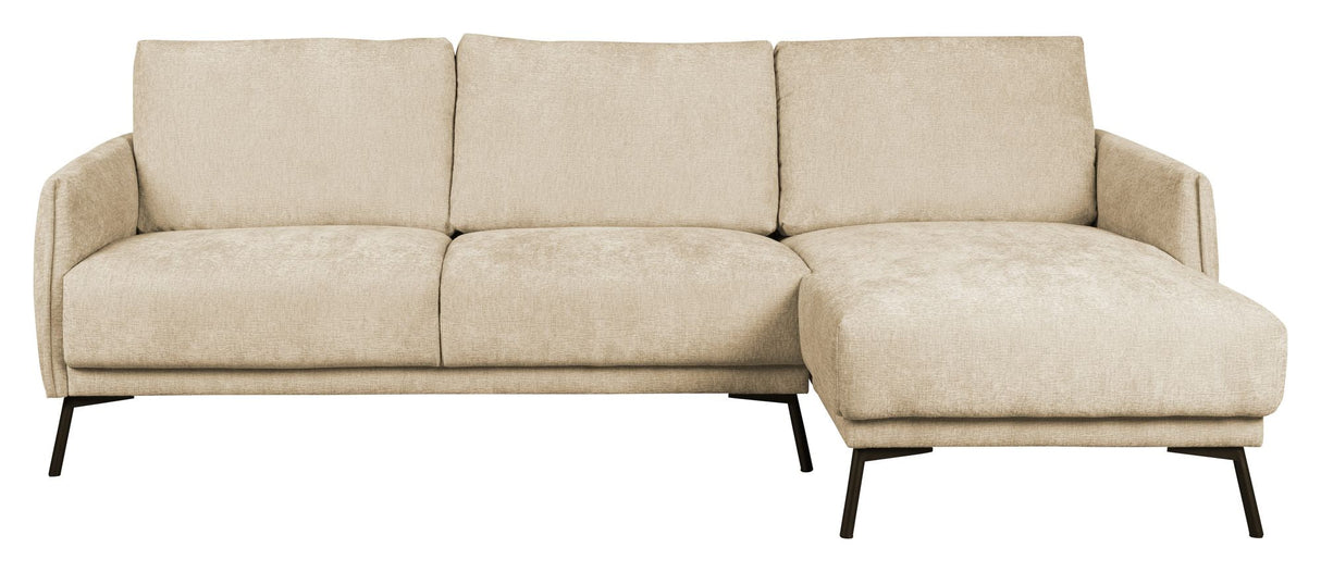 Harper Soffa med höger ansikte schäslong, beige