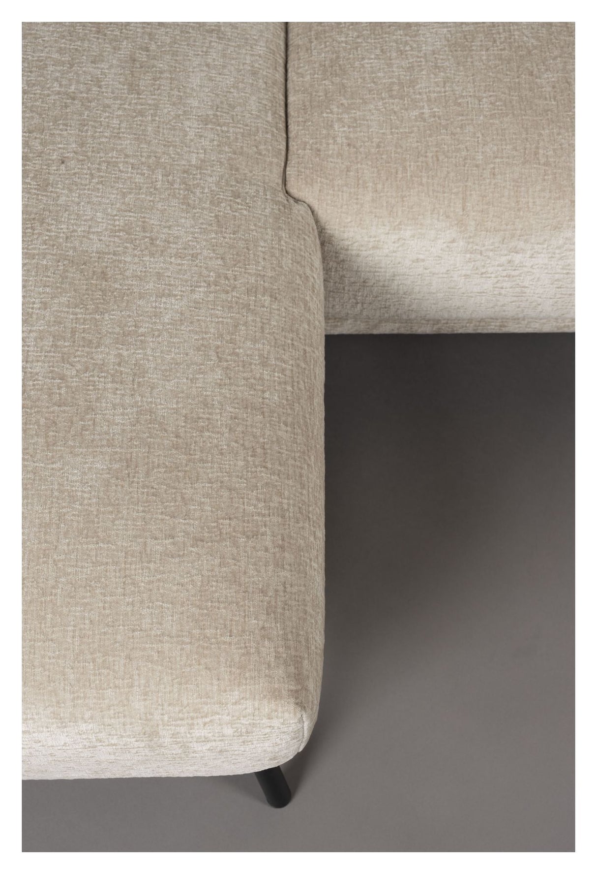 Harper Soffa med vänster-schäslong, beige