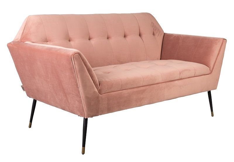 Dutchbone Kate 2-Pers. Soffa rosa, lera