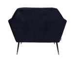 Dutchbone Kate Lounge Chair, Deep Blue