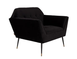 Dutchbone Kate Lounge -stol, svart