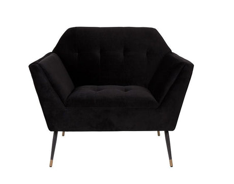 Dutchbone Kate Lounge -stol, svart