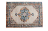 Dutchbone Mahal Rug - Blue/Brick, 170x240