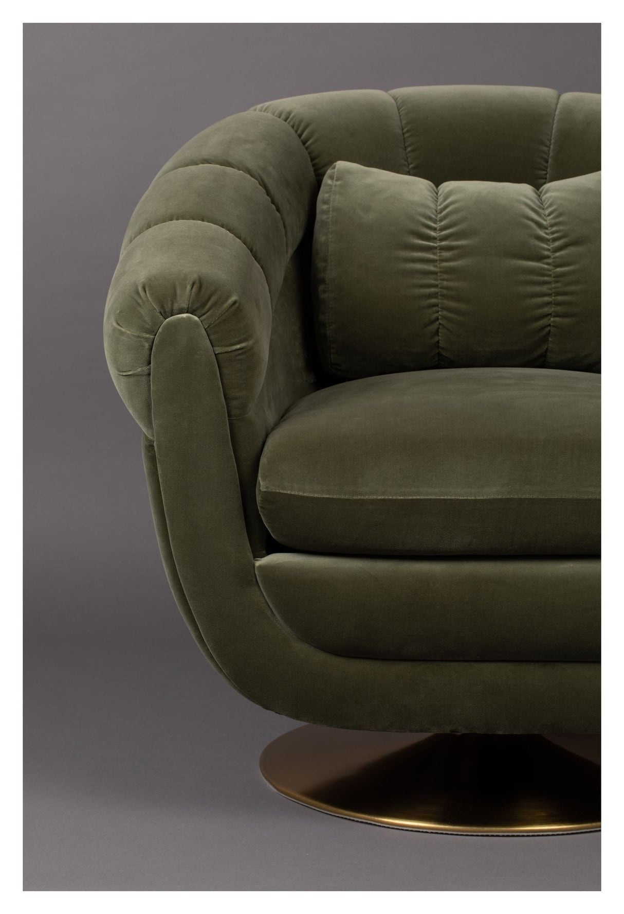 Dutchbone Member Lounge Chair - Olive