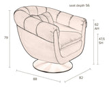 Dutchbone Member Lounge Chair - Whisky