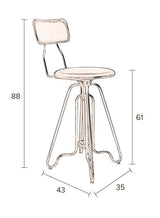 Dutchbone Ovid Counter Barstol, svart