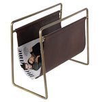 Dutchbone Scholar Leather Magazine Holder