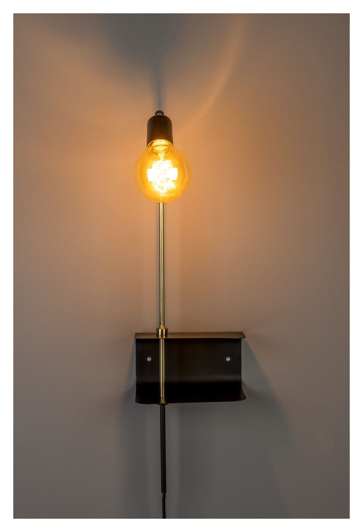 Dutchbone Shaw Wall Lamp, svart