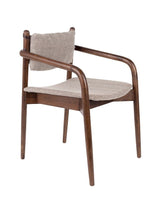 Dutchbone Torrance Dining Chair w/Armstests, Brown