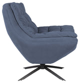 Vince Lounge Chair, Blue