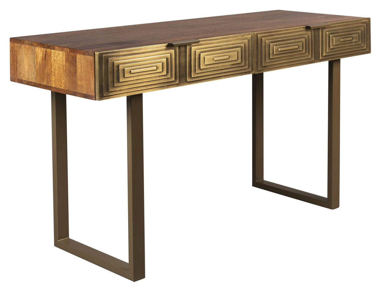 Dutchbone Volan Brass Console Table