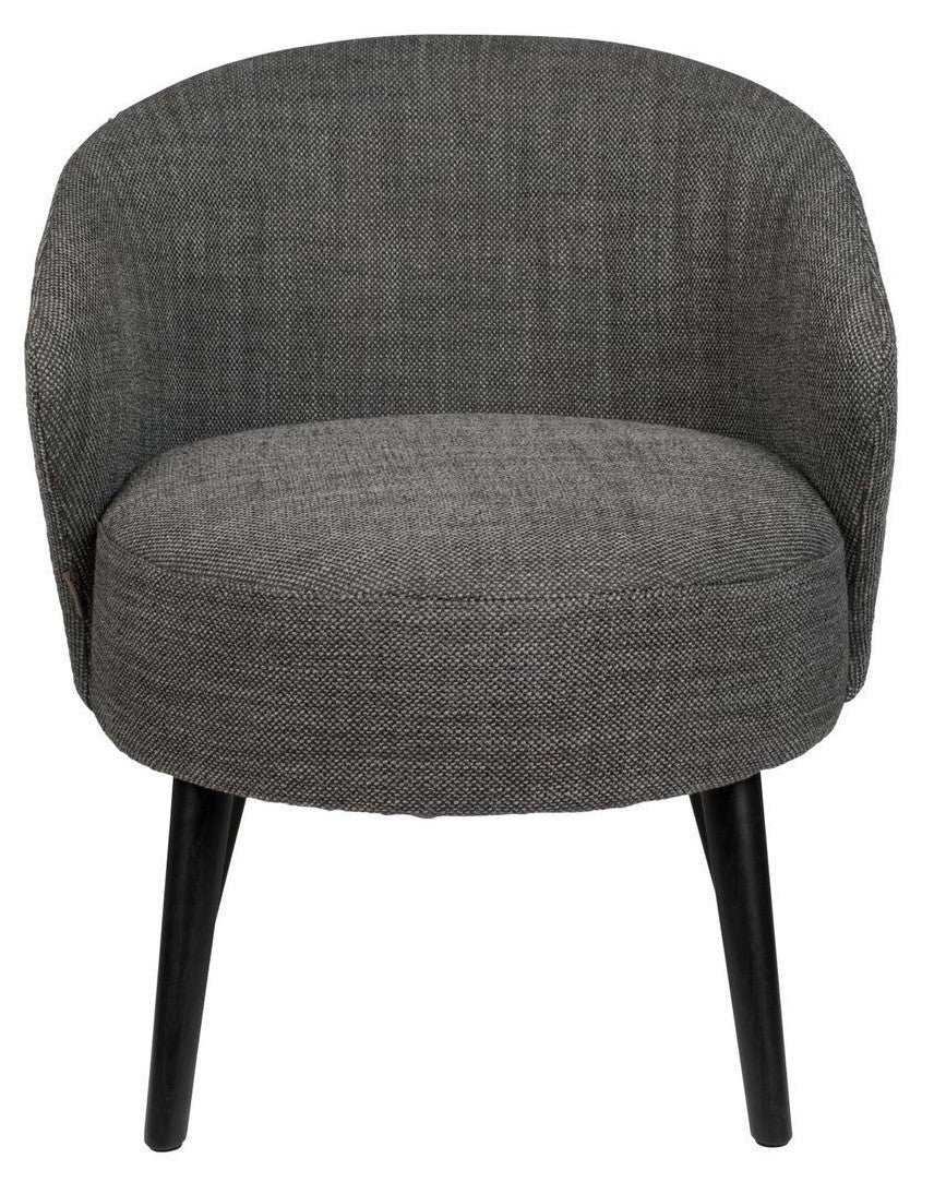 Dutchbone Waldo Lounge Chair, Dark Grey