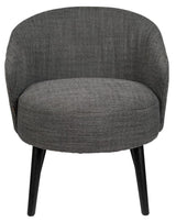 Dutchbone Waldo Lounge Chair, Dark Grey