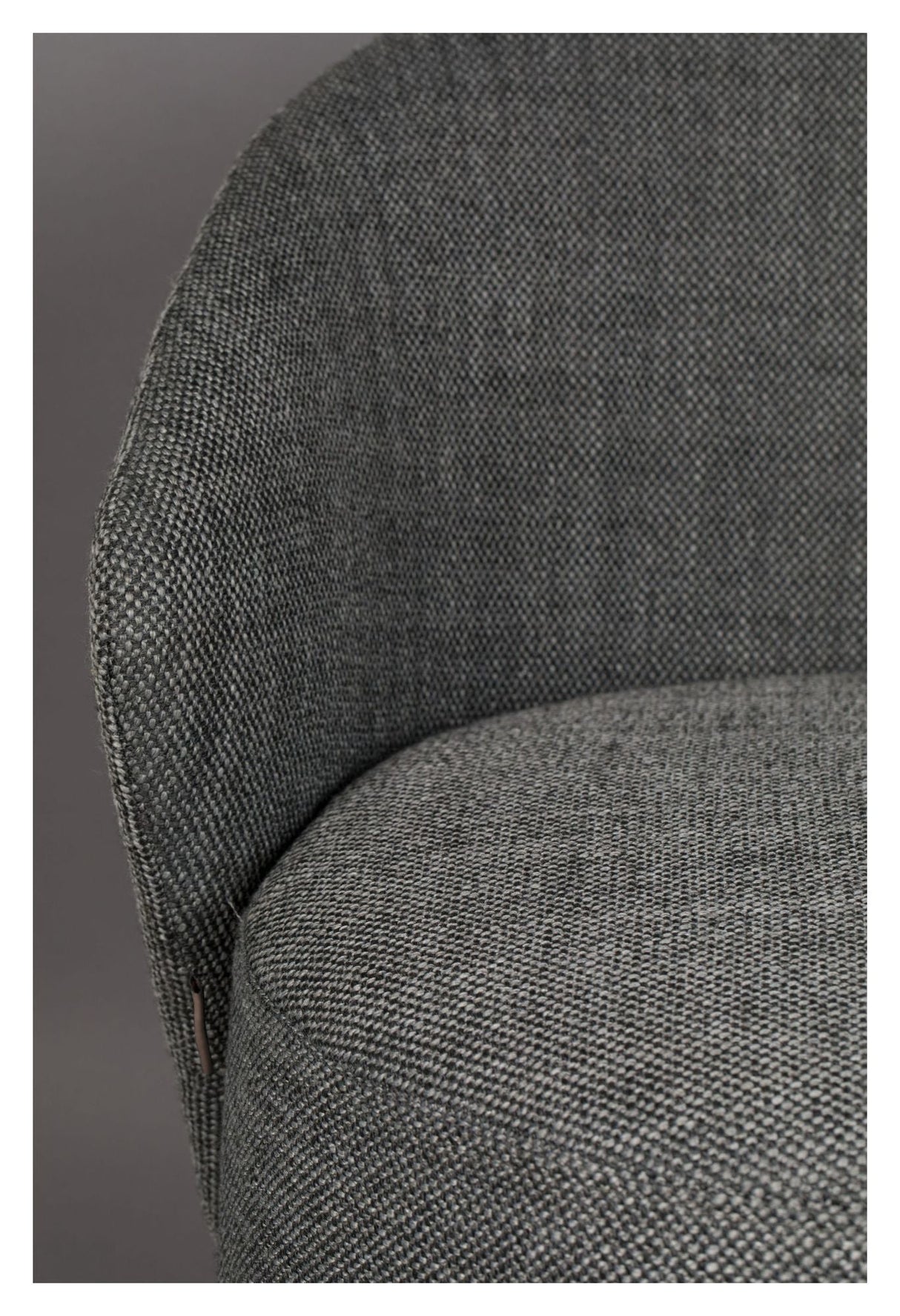 Dutchbone Waldo Lounge Chair, Dark Grey