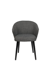 Dutchbone Waldo Dining Chair, Dark Grey