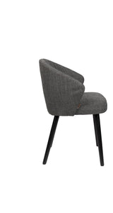 Dutchbone Waldo Dining Chair, Dark Grey