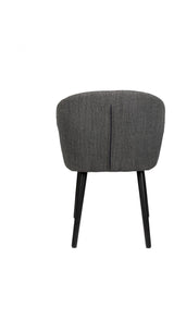 Dutchbone Waldo Dining Chair, Dark Grey