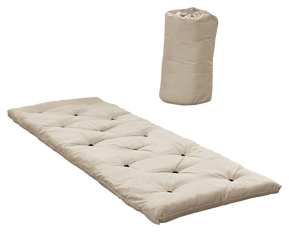 Säng i en väska futon, beige