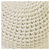 Enrica Mushroom Pouf i White Ø 30 cm