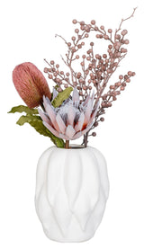 Vase beige, 19,5 cm