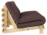 Rötter 160 bäddsoffa, tall/brun,