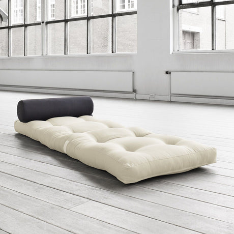 Wrap futon madrass/rygg, syn/grå