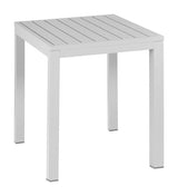 Venice Garden Table, White, 74x90x90