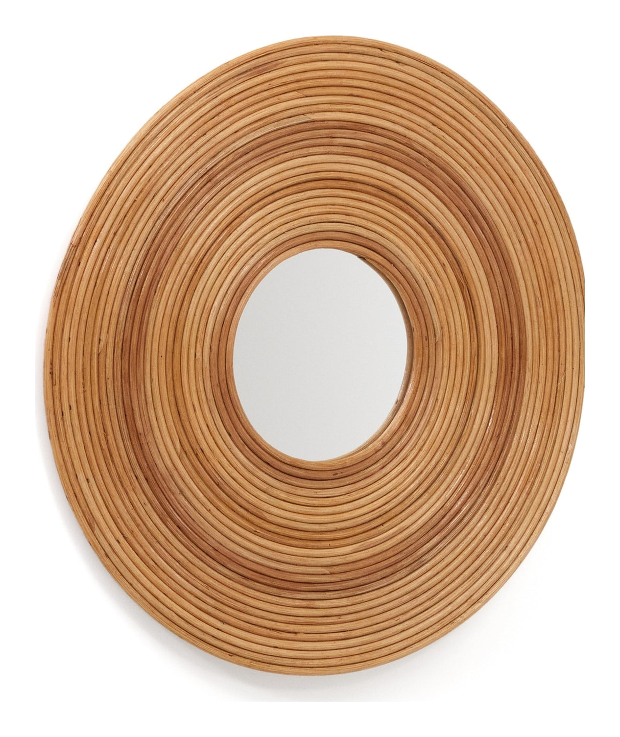 Nalea Mirror, Rattan, Ø60