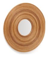 Nalea Mirror, Rattan, Ø60