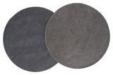 Ulla Wool Mix Rug, Ø200, Dark Grey