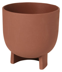 Serene Flower Pot, L, Red Terracotta