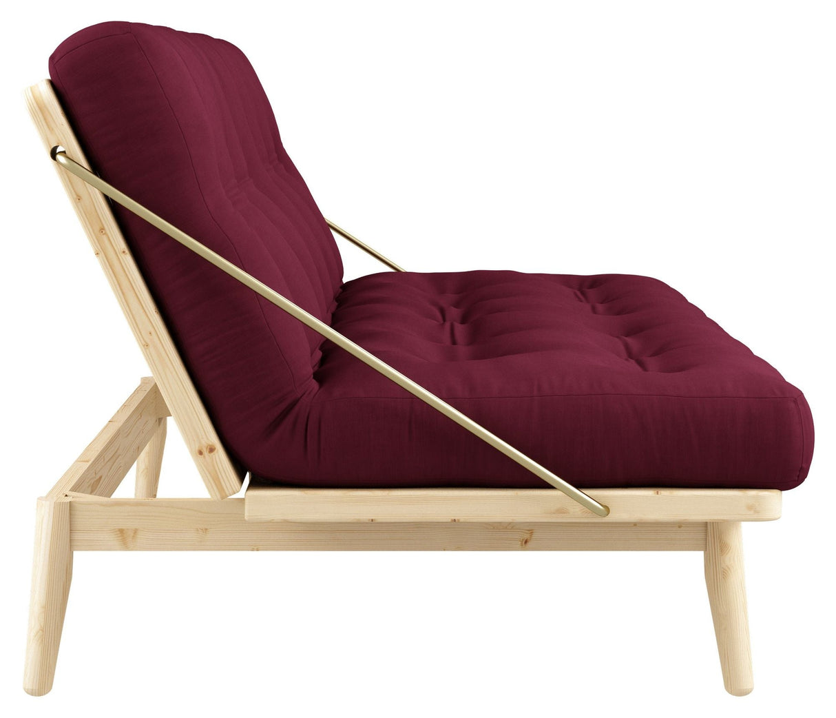 Folkbäddsoffa, tall/Bordeaux