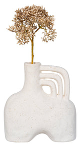 Vase beige, 18,5 cm