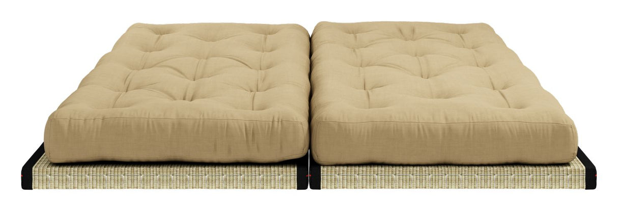 Chico futon soffa w. Tatamimattor, beige