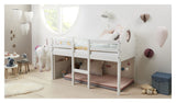 Thuka Alfred Junior Bed with Gable, White, 70x160