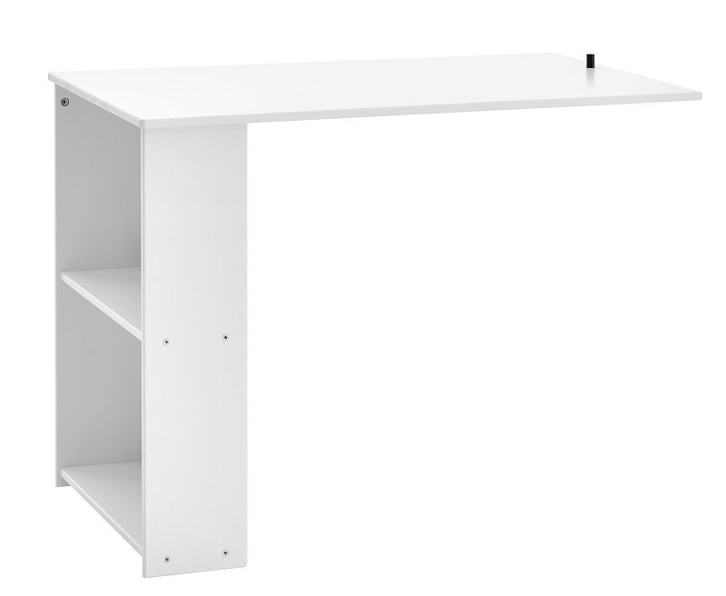 Thuka Nordic Extractable Desk w/2 hyllor, vita